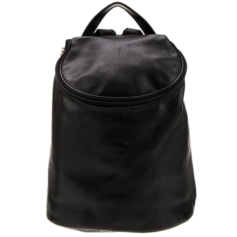 Longchamp Black Leather backpack